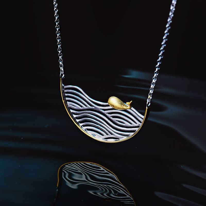 WHALE OF A TIME NECKLACE Into the Sea Necklaces