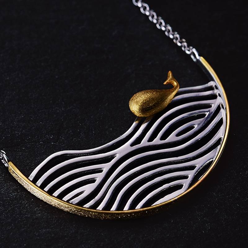WHALE OF A TIME NECKLACE Into the Sea Necklaces