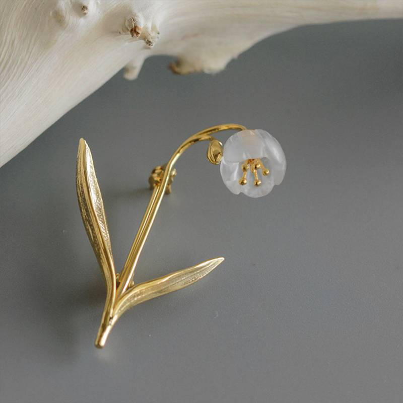 Lilly of the Valley Brooch 2