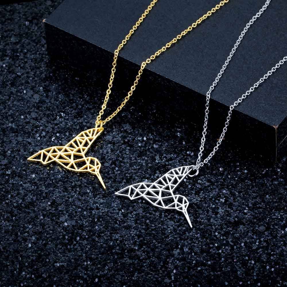 Unique Hummingbird Necklace LaVixMia Italy Design 100% Stainless Steel Necklaces for Women Super Fashion Jewelry Special Gift Necklaces