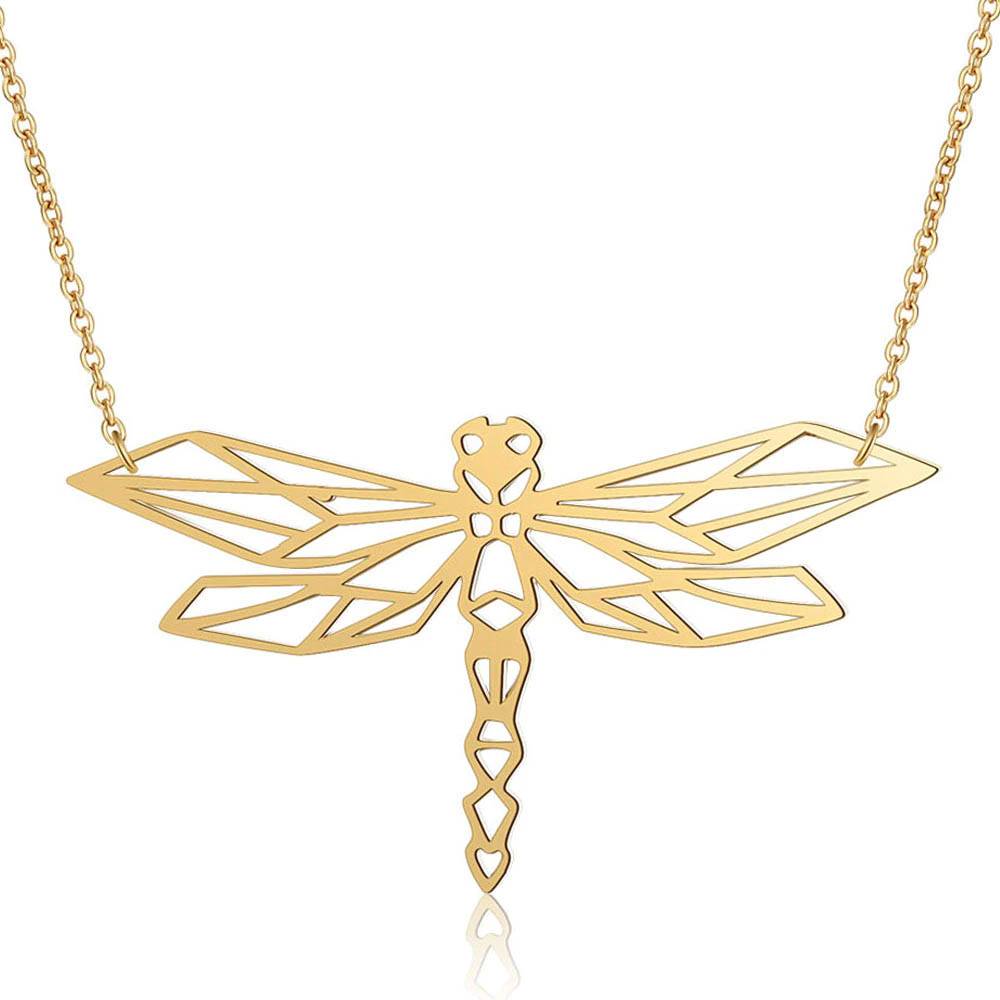 DANCING DRAGONFLY ORIGAMI NECKLACE Necklaces