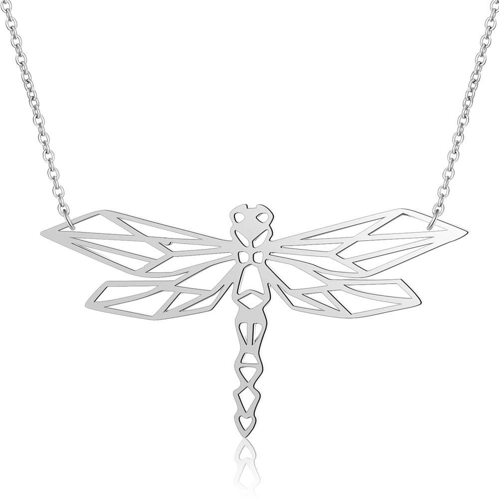 DANCING DRAGONFLY ORIGAMI NECKLACE Necklaces
