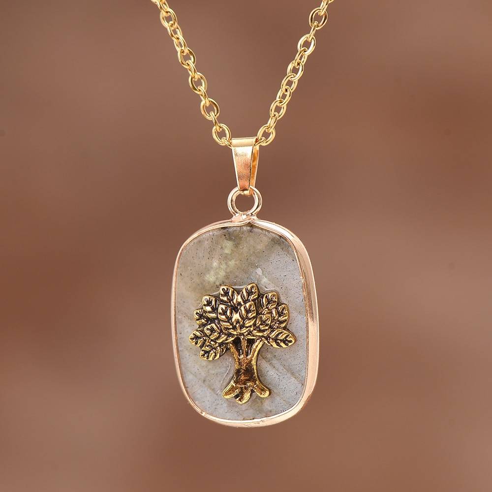 Tree of Life Labradorite Necklace