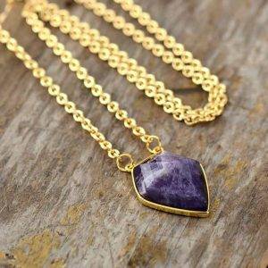 Classic Amethyst Quartz Necklace