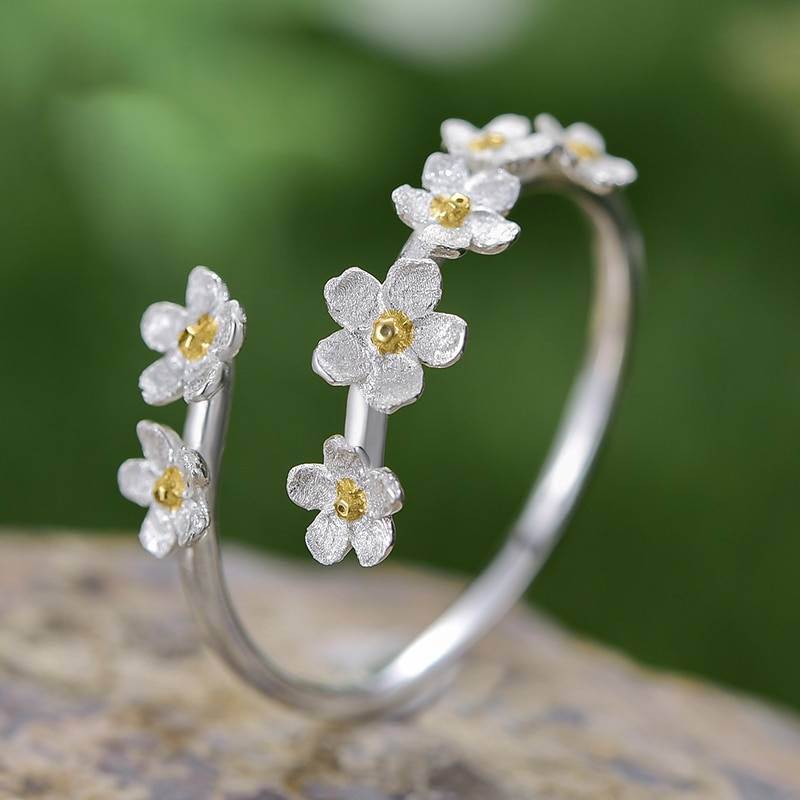 Forget-Me-Not Ring Rings