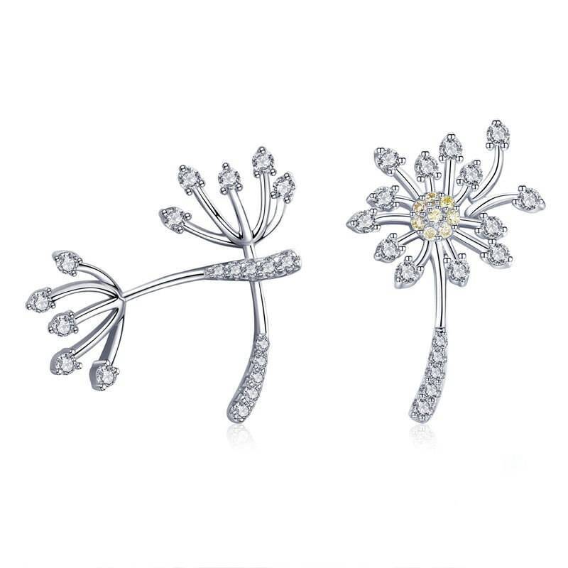 Blooming Dandelion Earrings Earrings