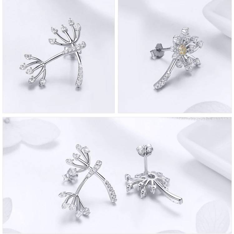 Blooming Dandelion Earrings Earrings