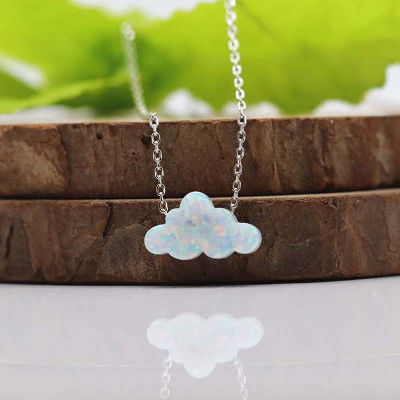 Sparkly Cloud Necklace Necklaces
