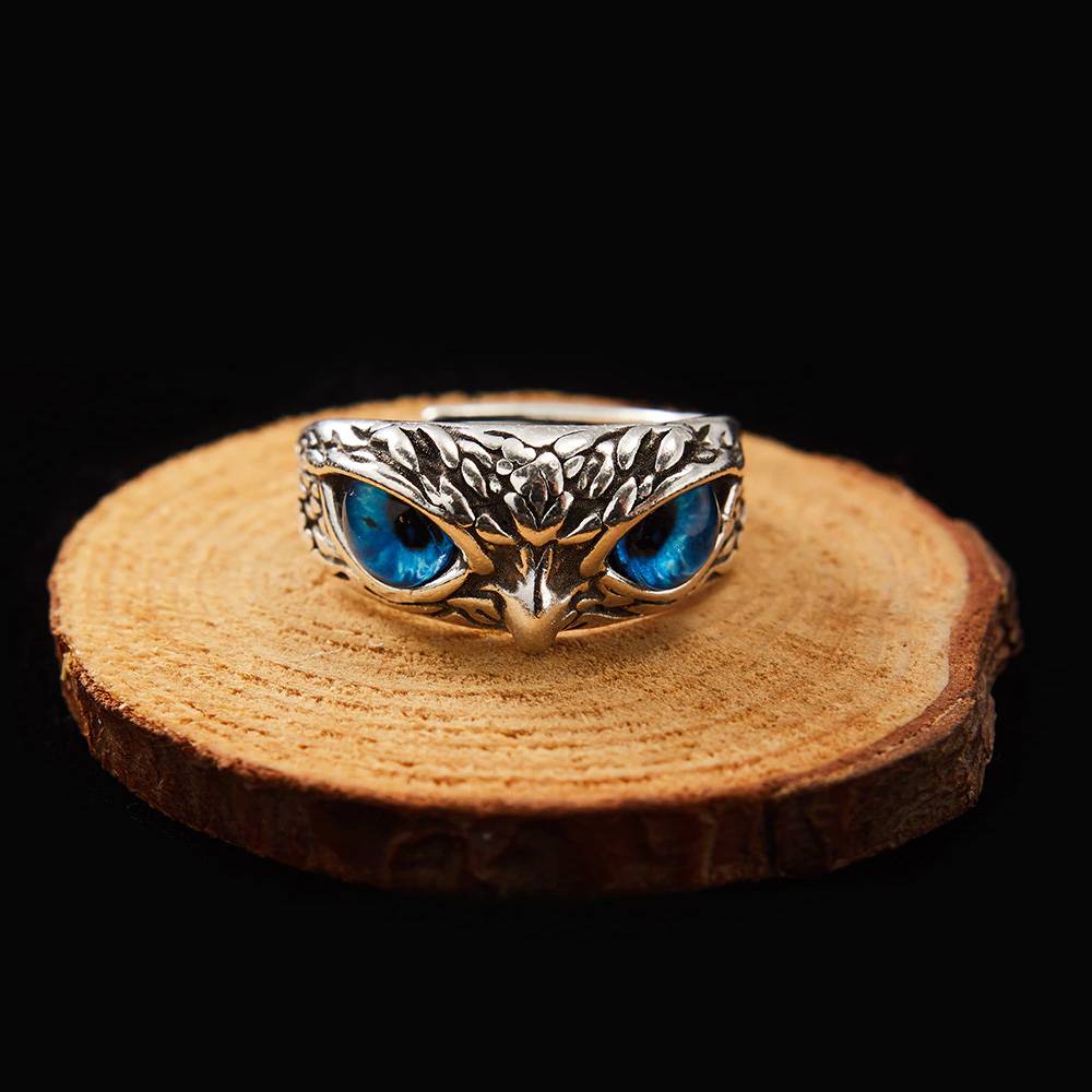 Charming Vintage Owl Ring Rings